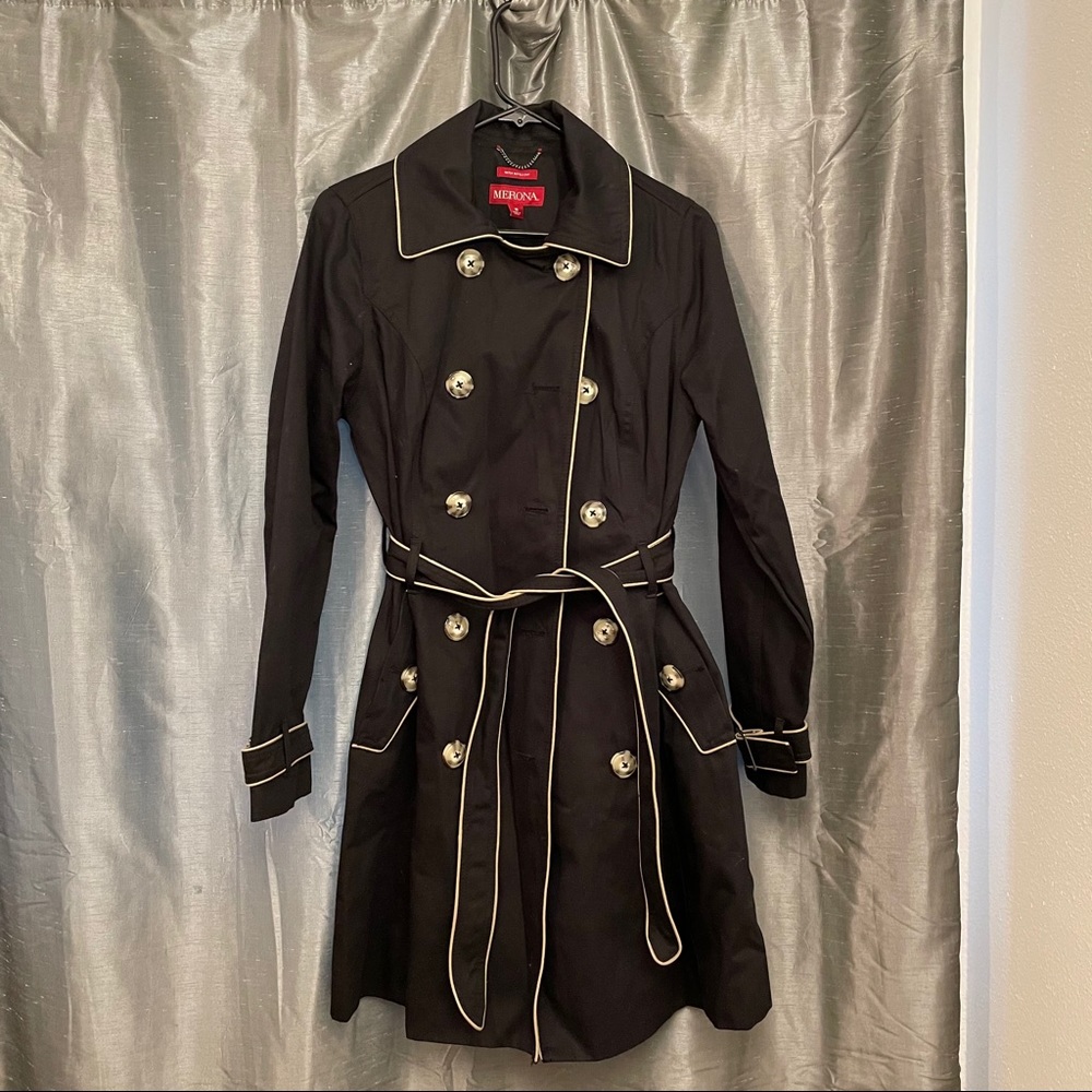 Merona// Black Trenchcoat